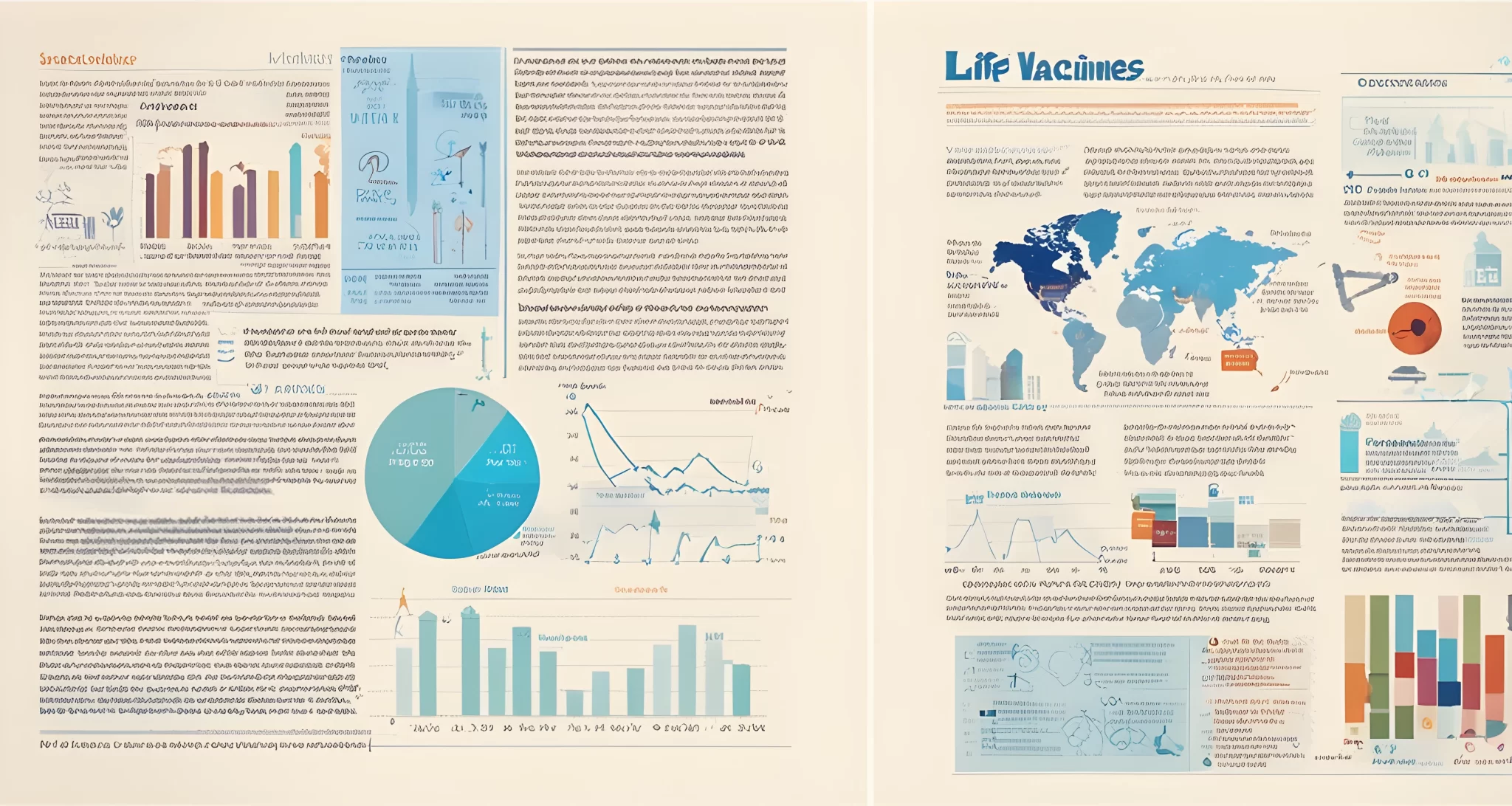 The image shows a scientific journal article with charts, graphs, and references to various research studies on vaccines and autism.